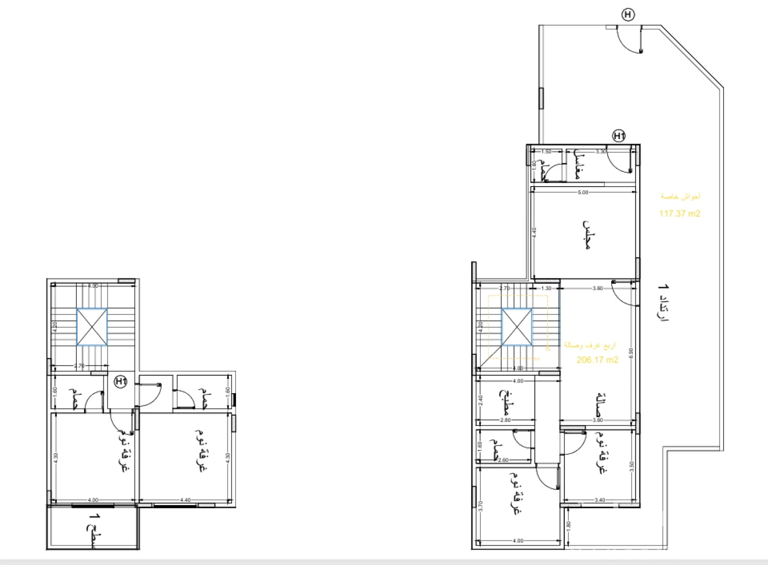 Apartment location on floor plan