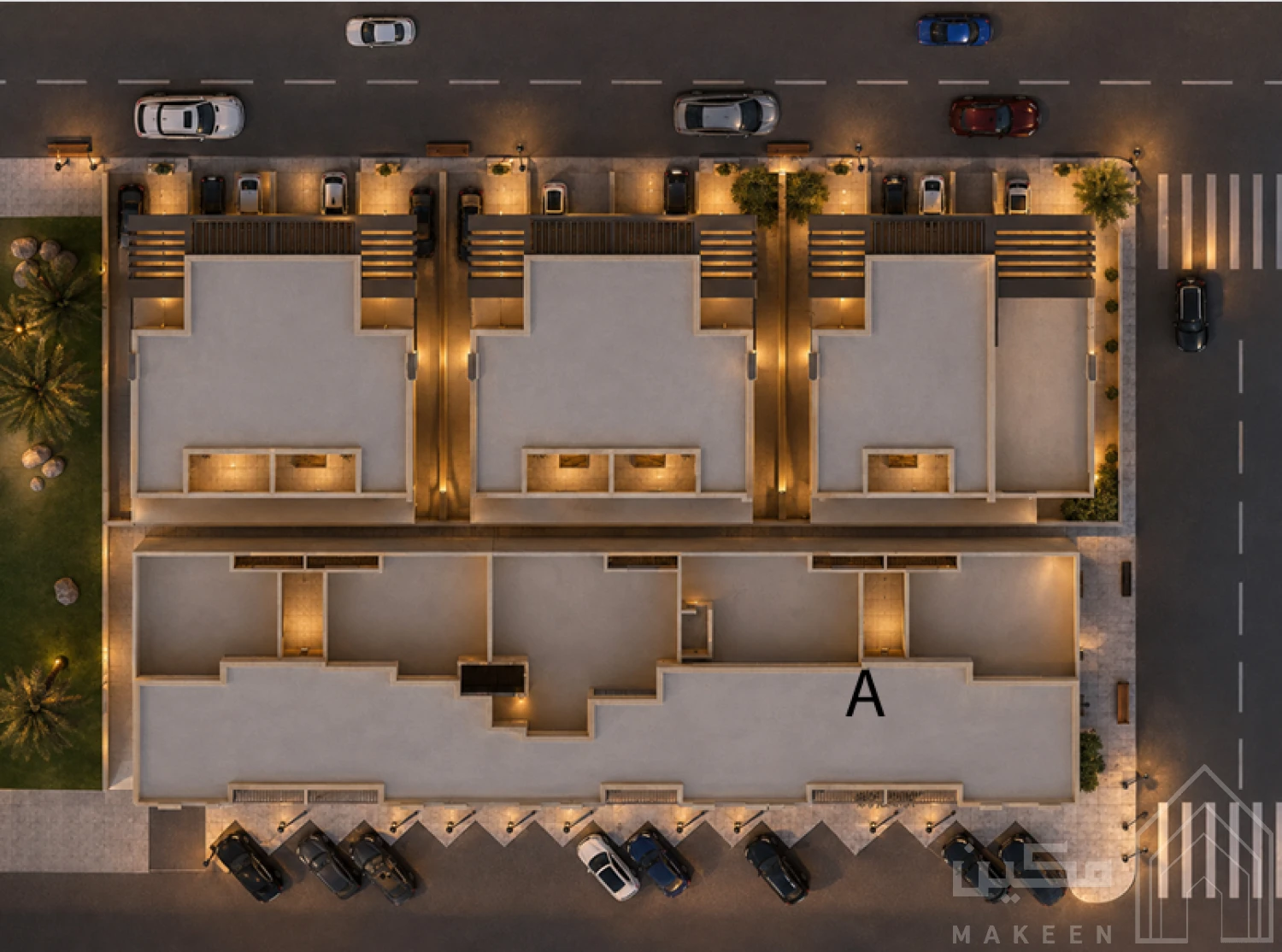 Apartment location on building plan