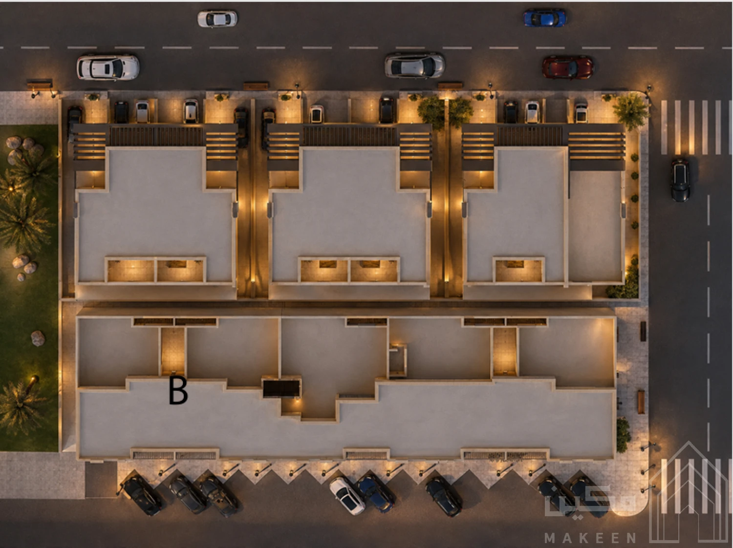 Apartment location on building plan