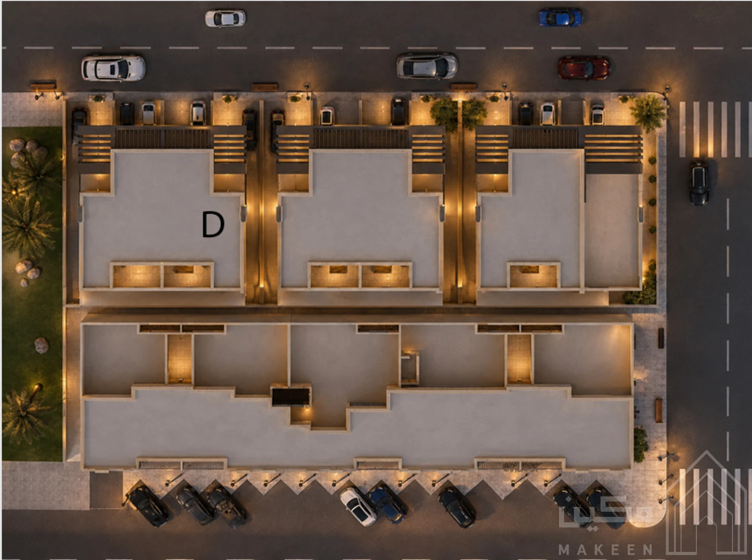 Apartment location on building plan