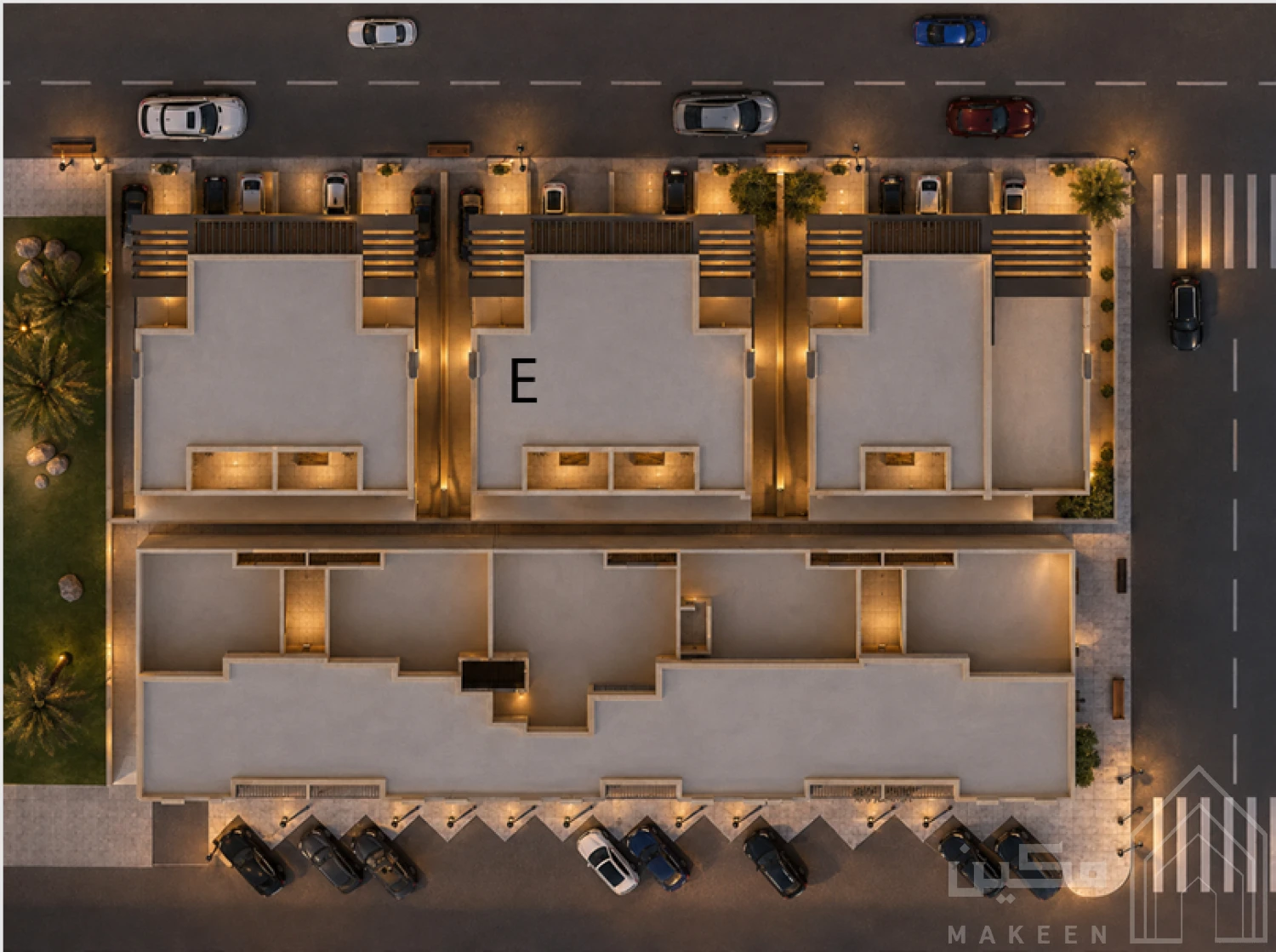 Apartment location on building plan