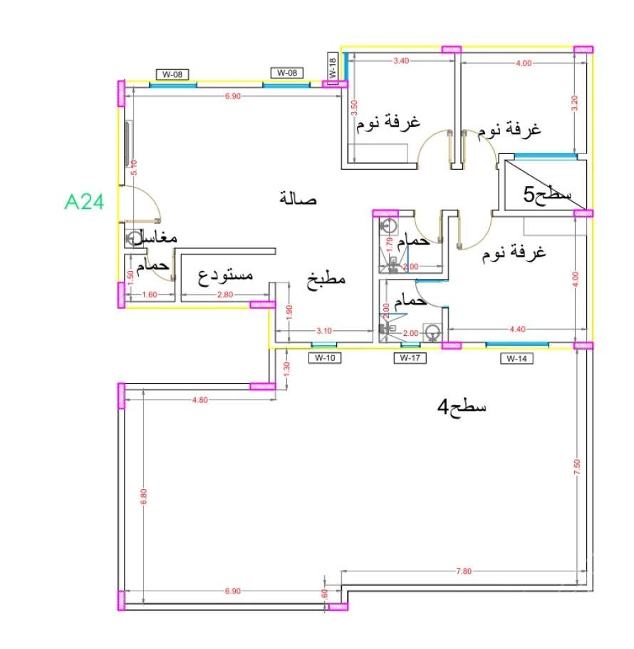 شقة 239 م²